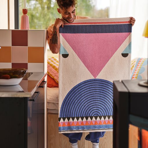 OMMJÄNGE, υφασμάτινη διακόσμηση τοίχου 70x105 cm, 905.946.38