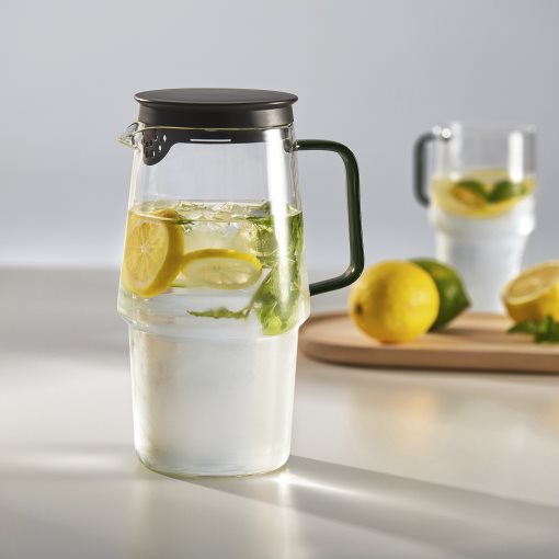 SKINNFISK, jug with lid, 1.2 l, 905.947.23