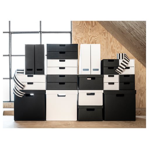 FJÄDERHARV, storage box with lid, 32x35x31 cm, 905.968.97