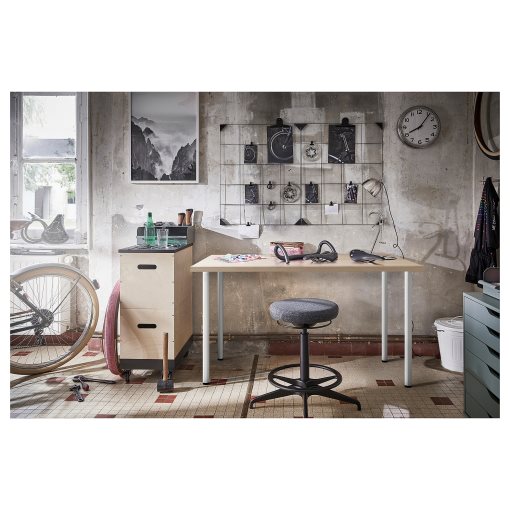 LAGKAPTEN/ADILS, γραφείο, 140x60 cm, 994.172.07