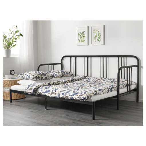 FYRESDAL, κρεβάτι επισκέπτη day bed με 2 στρώματα, 80x200 cm, 994.280.98