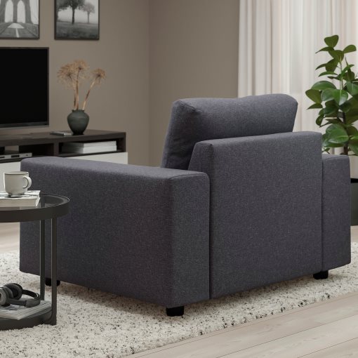 VIMLE, armchair with wide armrests, 994.771.83