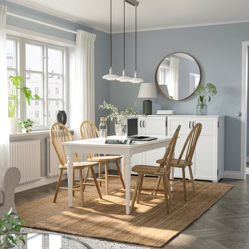 INGATORP/SKOGSTA, table and 4 chairs, 155/215 cm, 995.451.96