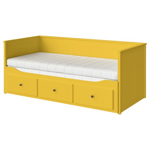 HEMNES, day-bed with 3 drawers/2 mattresses, 80x200 cm, 995.598.62