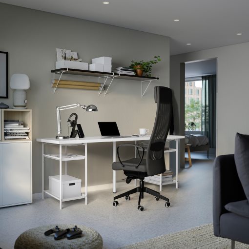 LAGKAPTEN/SPAND, desk, 200x60 cm, 995.716.04