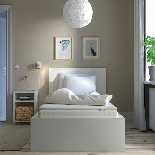 mattress extra firm and mattress pad, 90x200 cm, 995.722.41