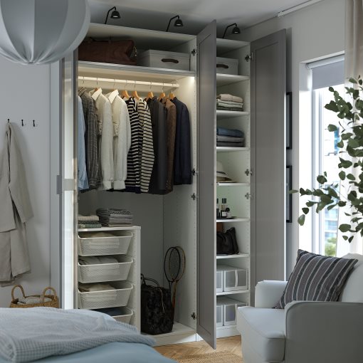 PAX/KAMMAR/GULL, wardrobe combination, 150x60x236 cm, 995.725.47