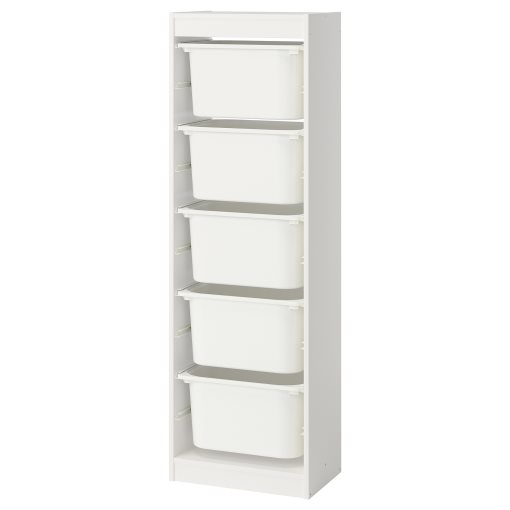 TROFAST, storage combination with boxes, 46x30x145 cm, 995.754.71