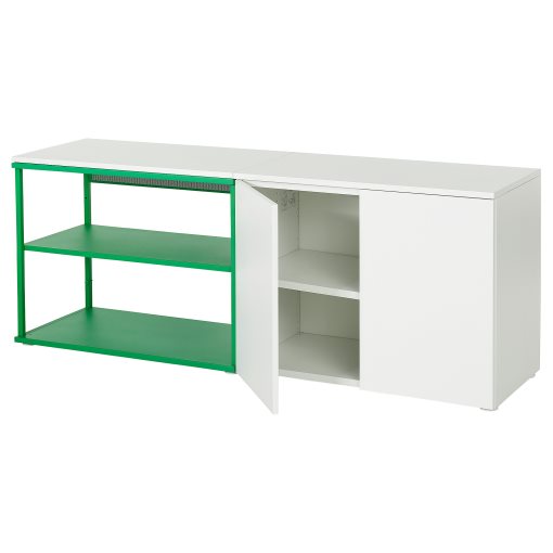 PLATSA, open storage combination with 2 doors, 160x42x63 cm, 995.939.17