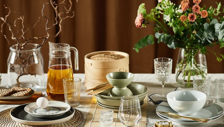 3 style ideas for dining table settings