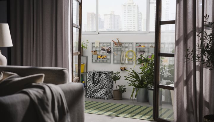 Tips and ideas for extra storage on the balcony