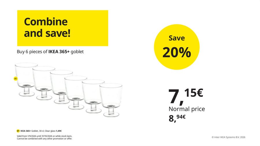 Combine and save!