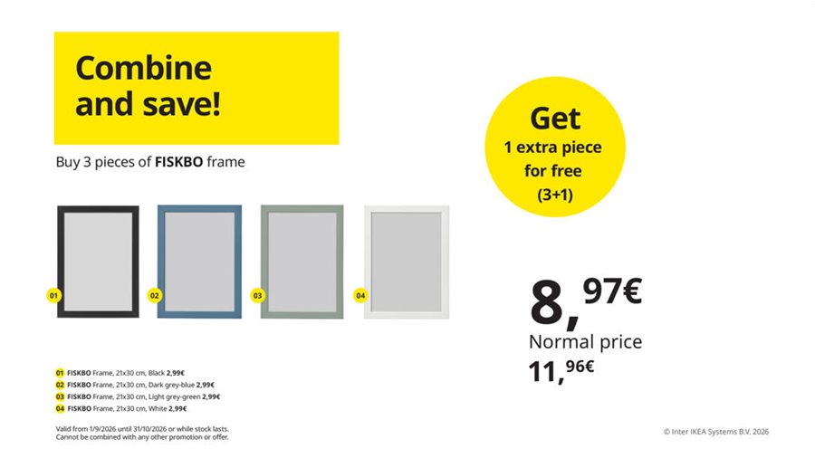 Combine and save!