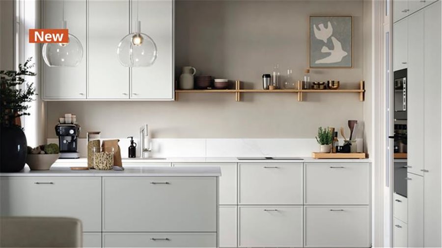 ASPUDDEN light grey Kitchen
