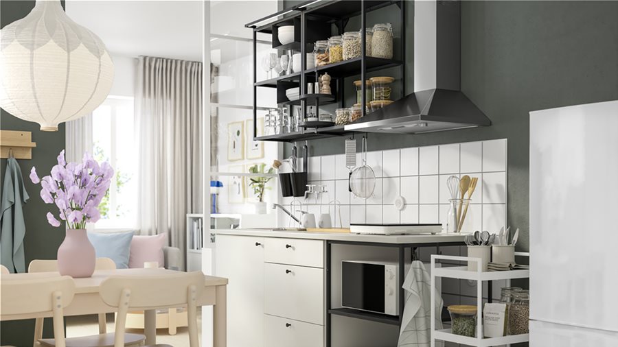 ENHET kitchen – Flexible and budget friendly with a 10 - year guarantee
