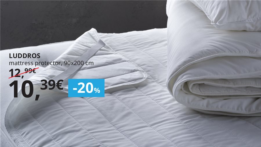 -20% on mattress & pillow protectors