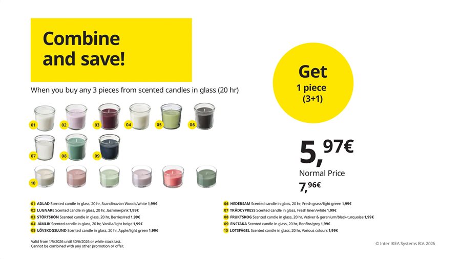 Combine and save!