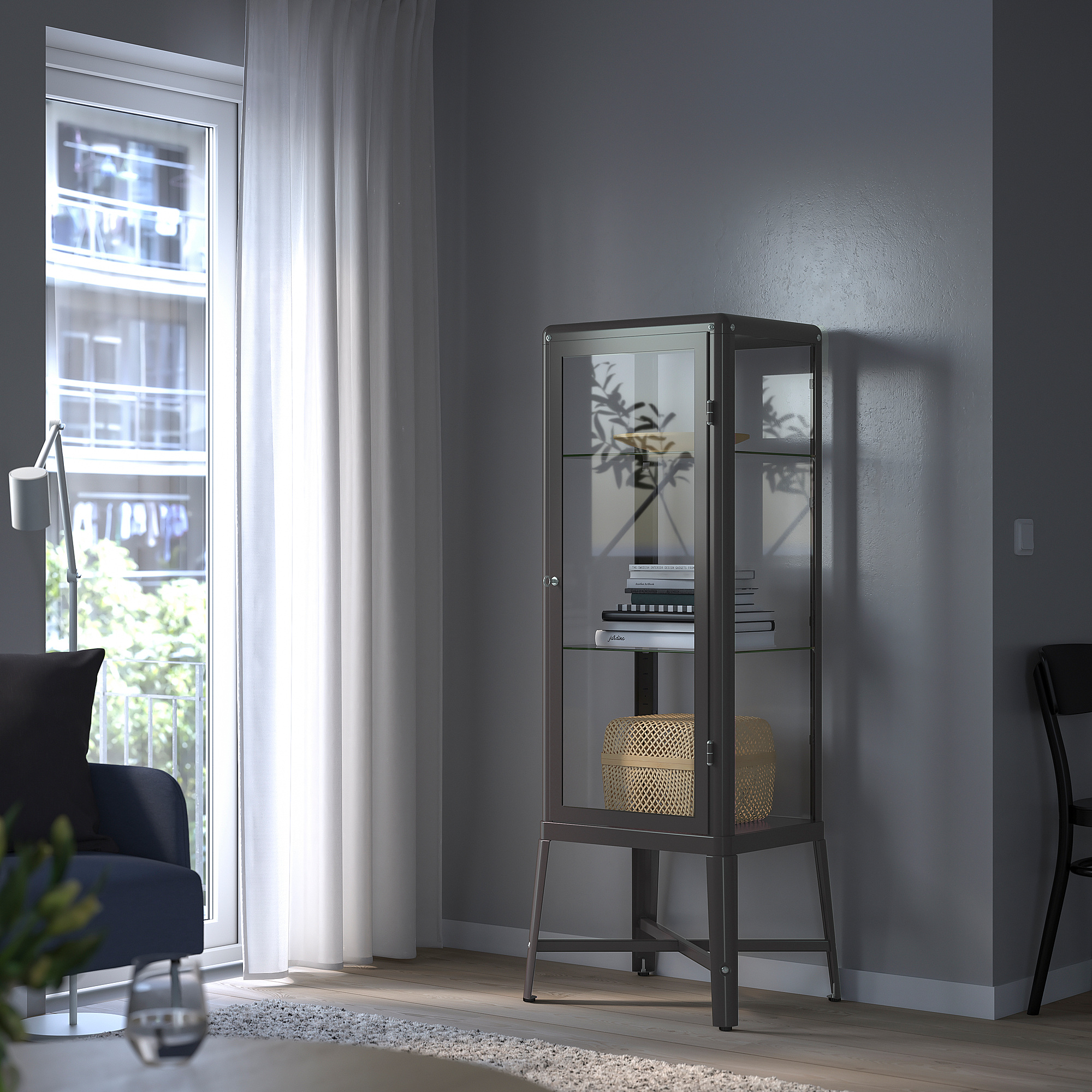 FABRIKÖR glass-door cabinet 00242278 | IKEA Cyprus