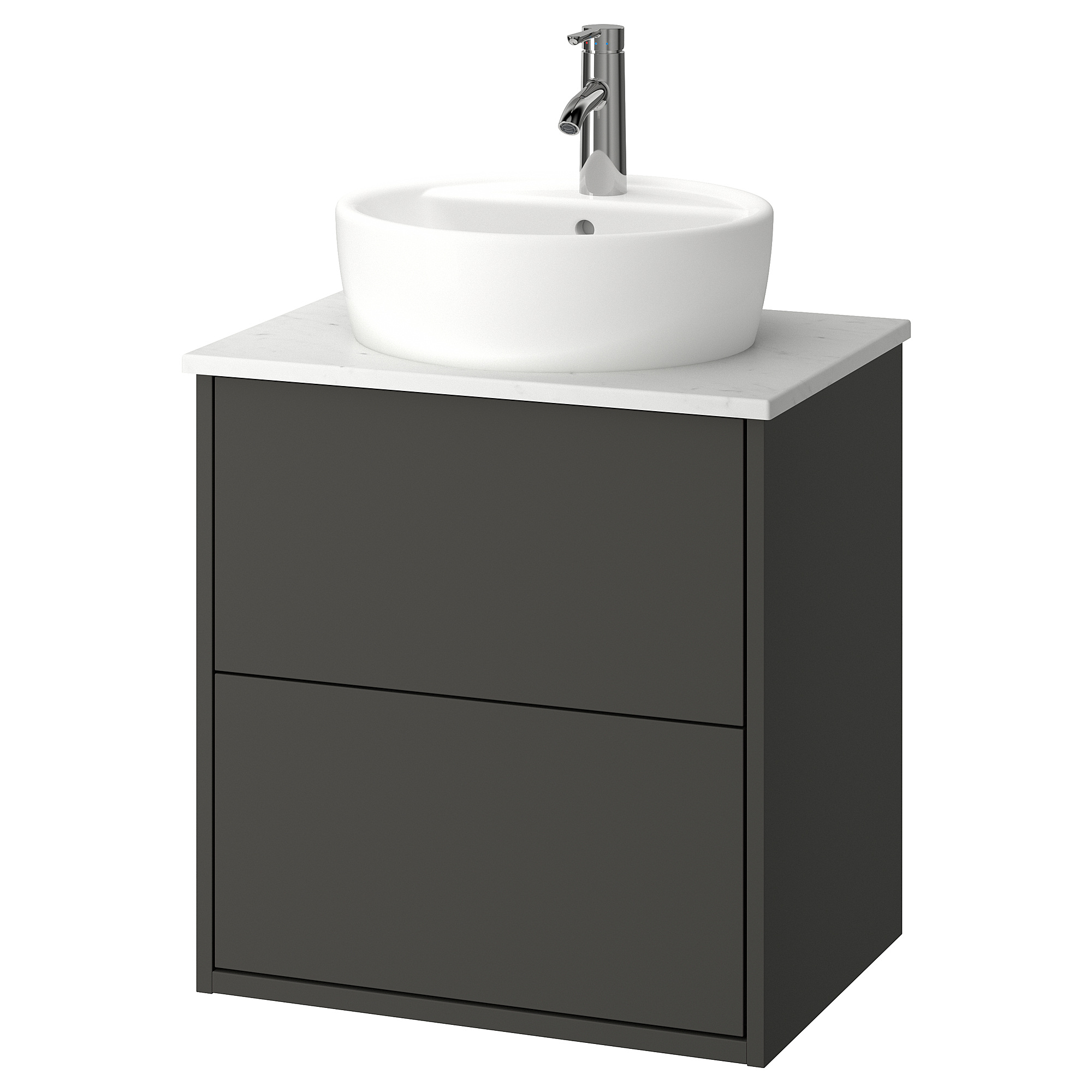 HAVBACK/TORNVIKEN wash-stand with drawers/wash-basin/tap, 62x49x79