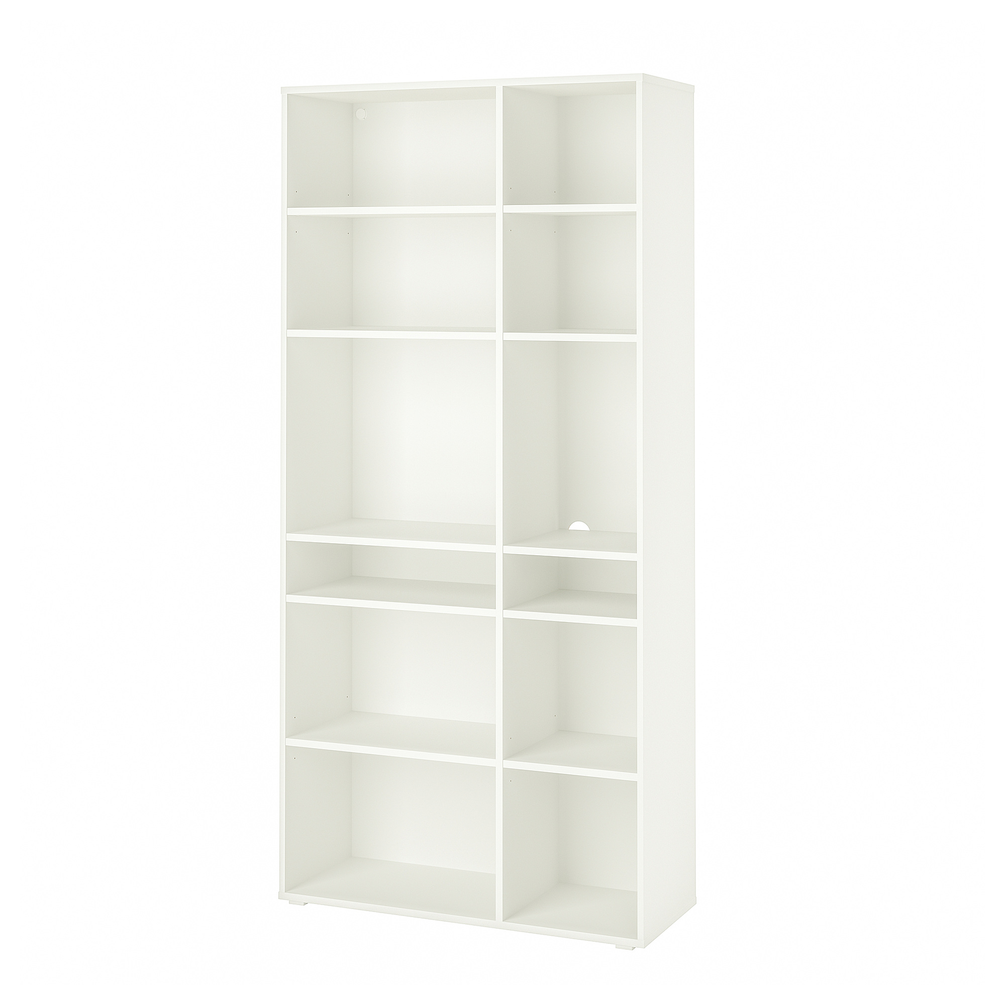 VIHALS shelving unit with 10 shelves, 95x37x200 cm 70483274